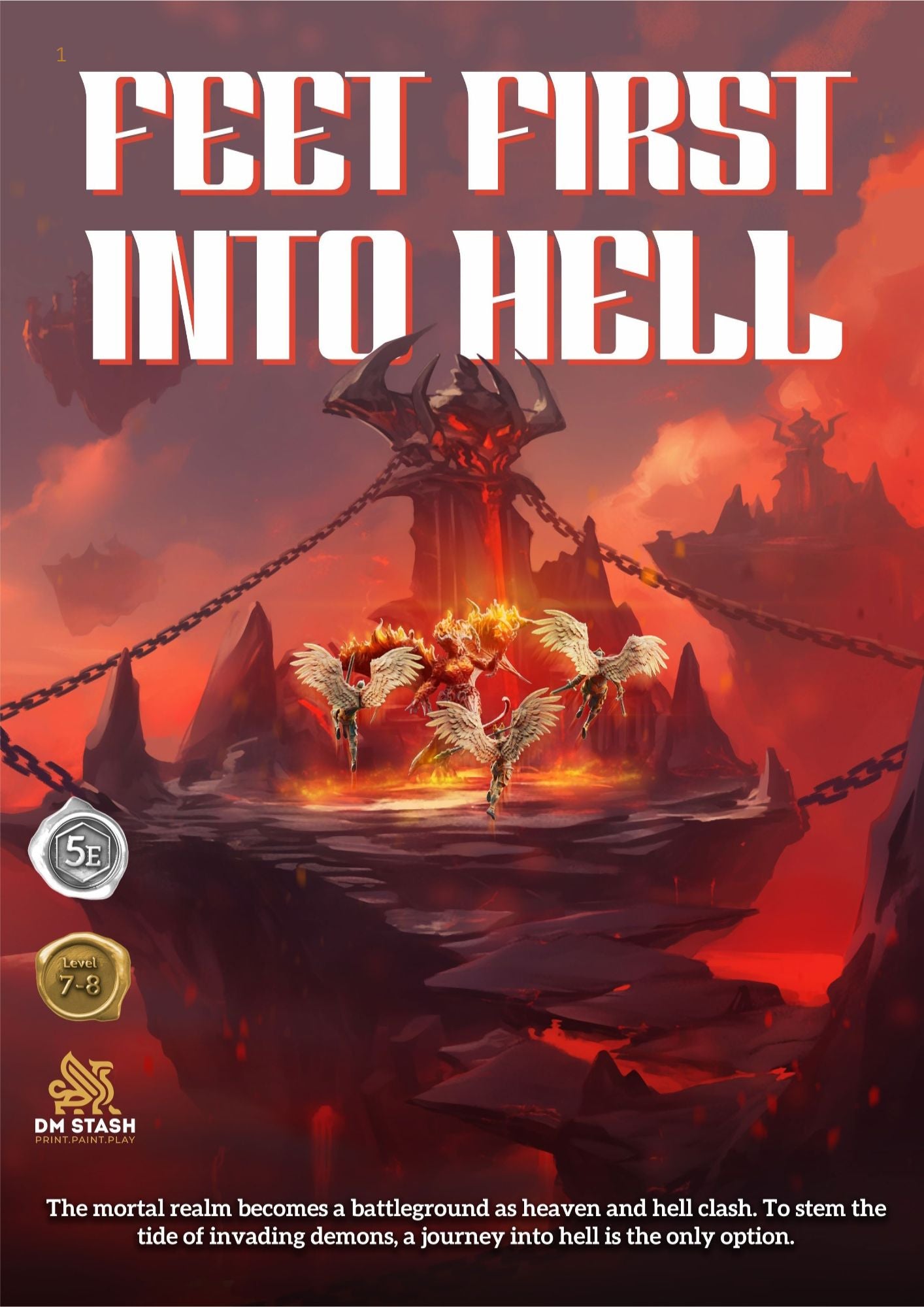 Devils & Divine Collection with Feet First Into Hell 5E One Shot