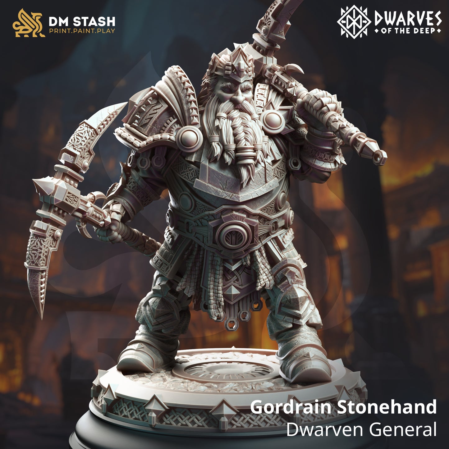 Gordain Stonehand - Dwarven General