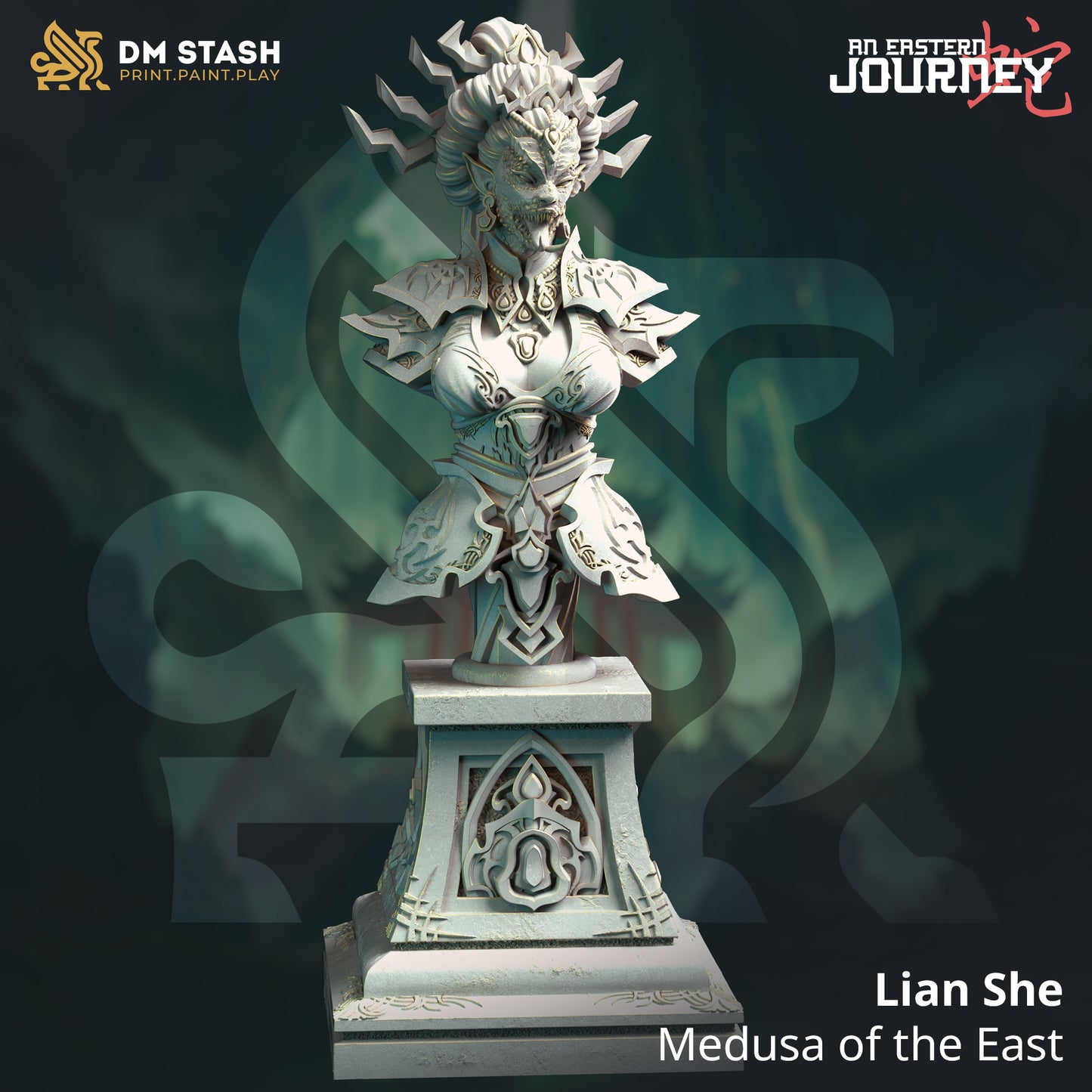 BUST Lian She - Medusa of the East