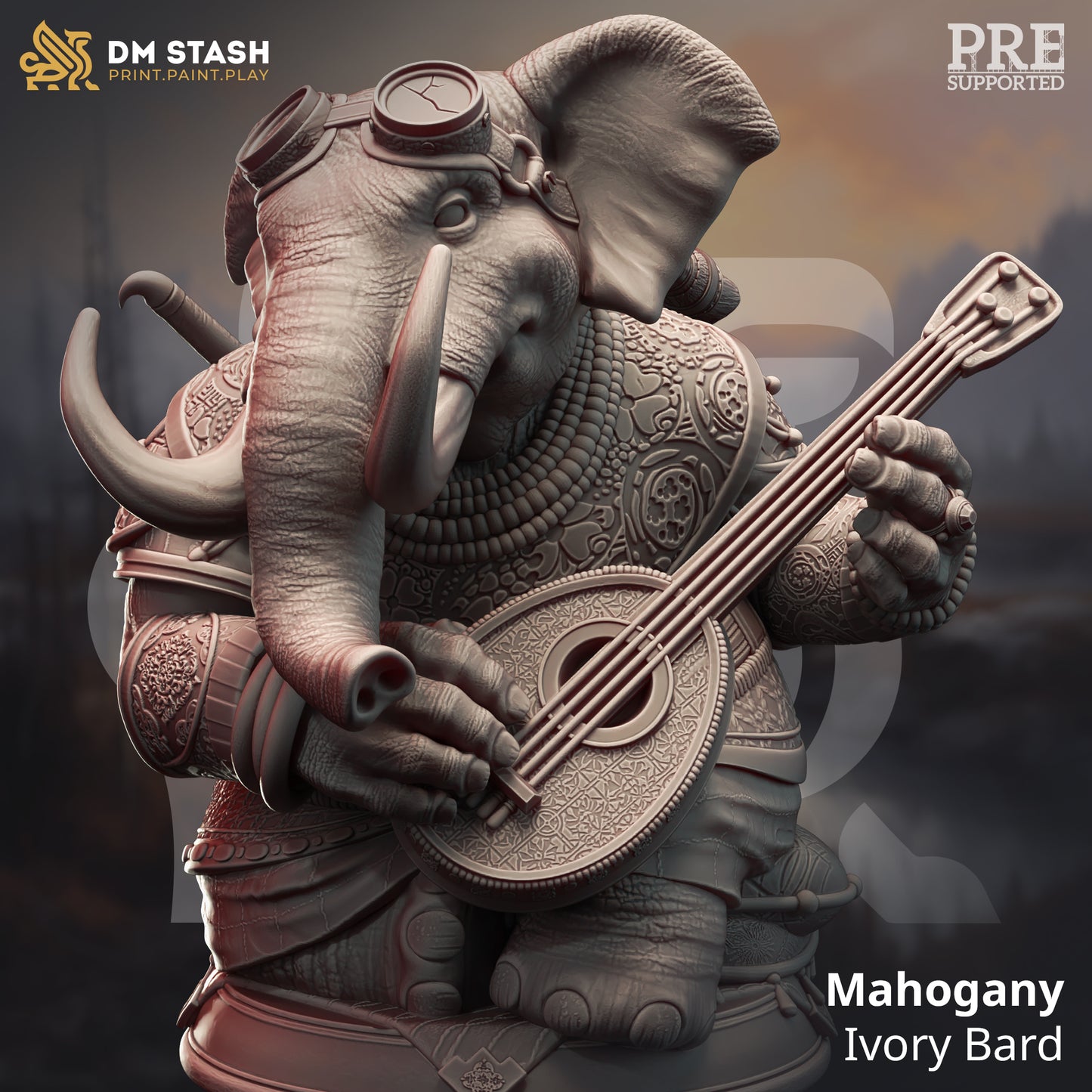 Mahogany, Ivory Bard