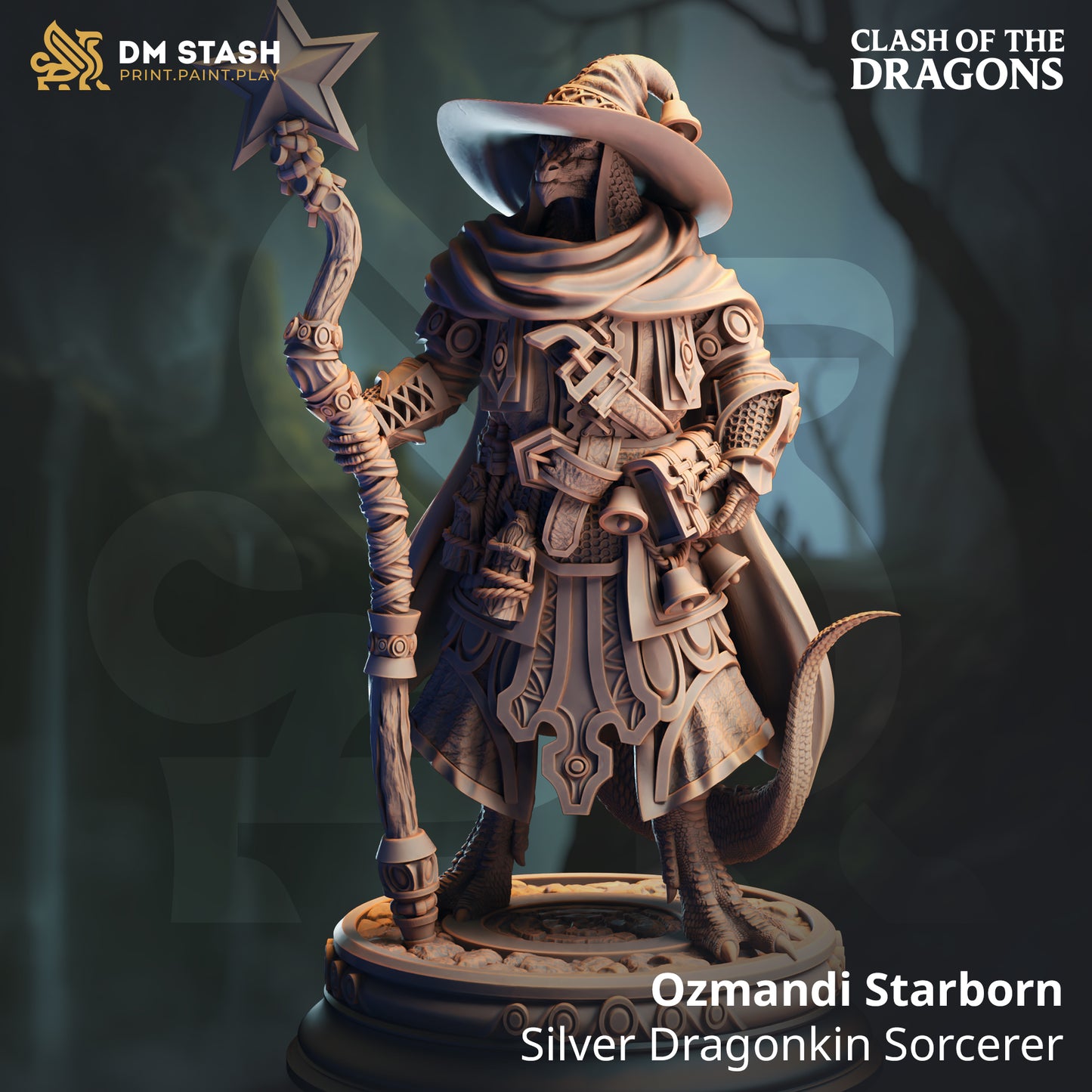 Ozmandi Starborn - Silver Dragonkid Sorcerer
