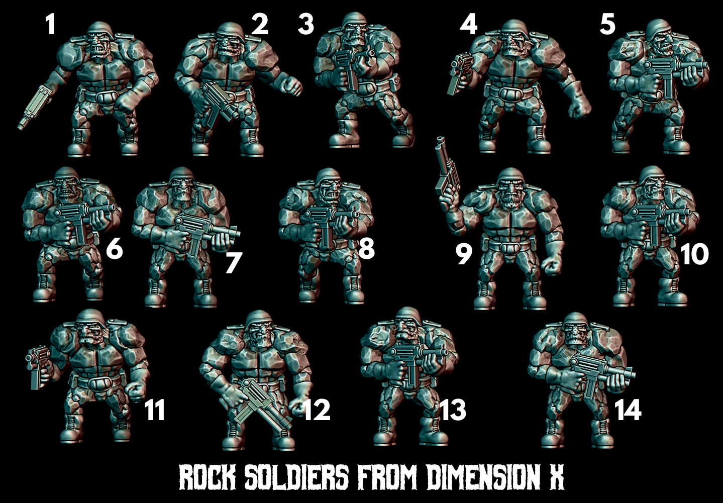 Rock Soldiers from Dimension X