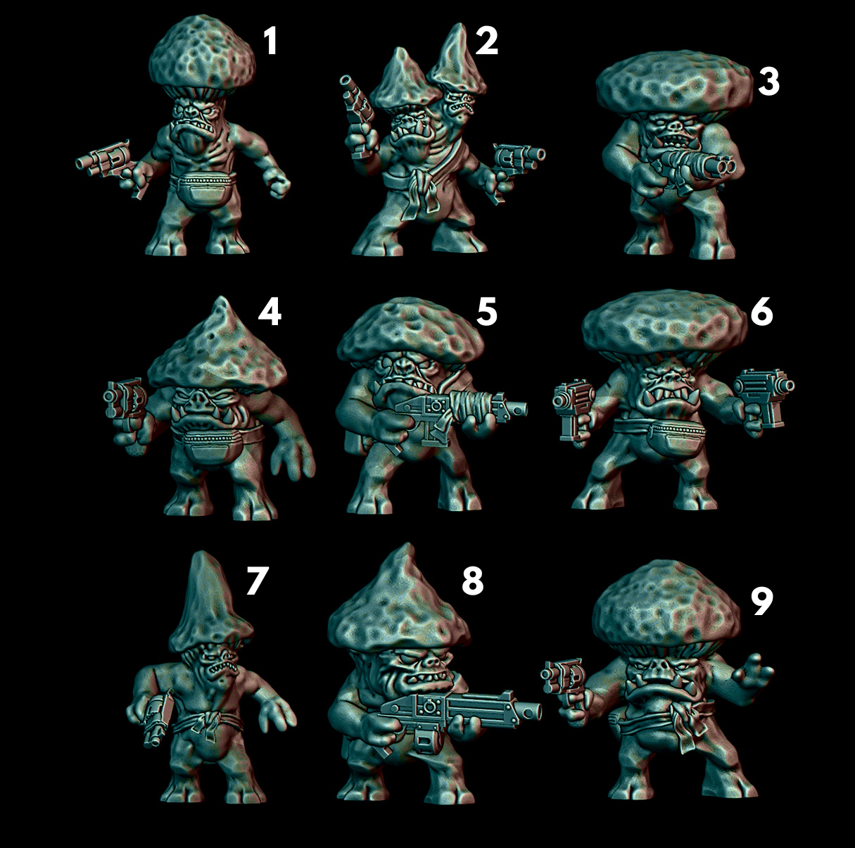 Shroomanoid Gunslingers