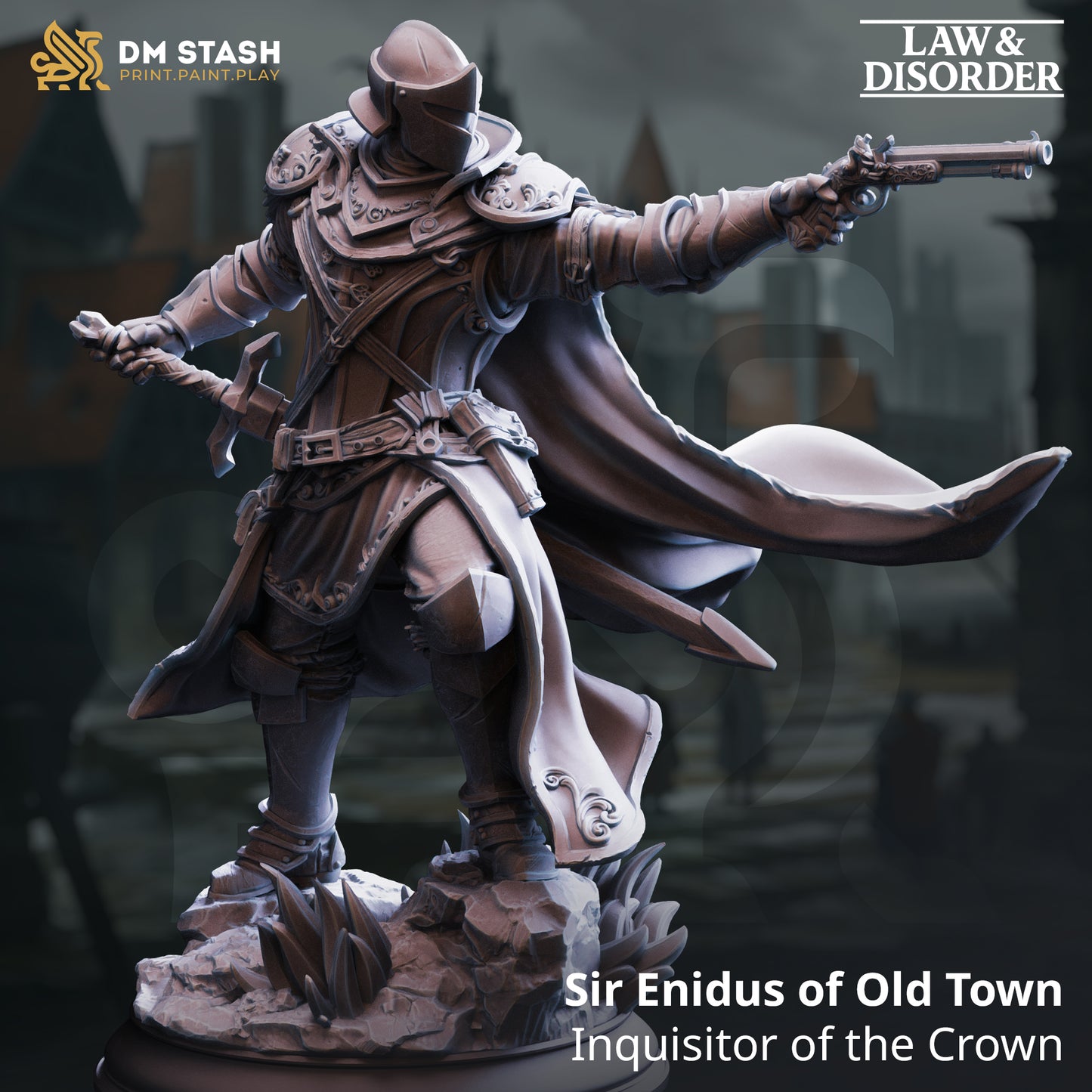 Sir Enidus of Old Town - Inquisitor of the Crown 75mm