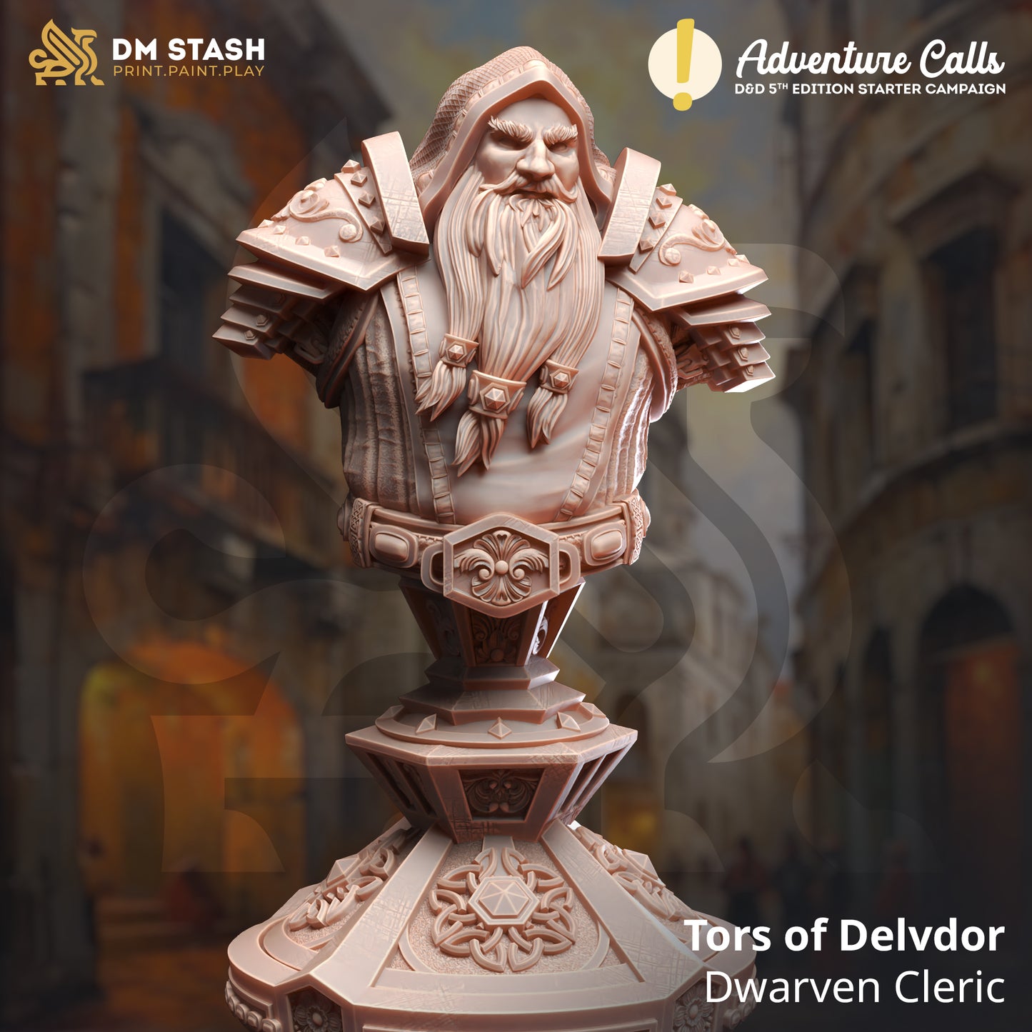 BUST Tors of Delvdor - Dwarven Cleric