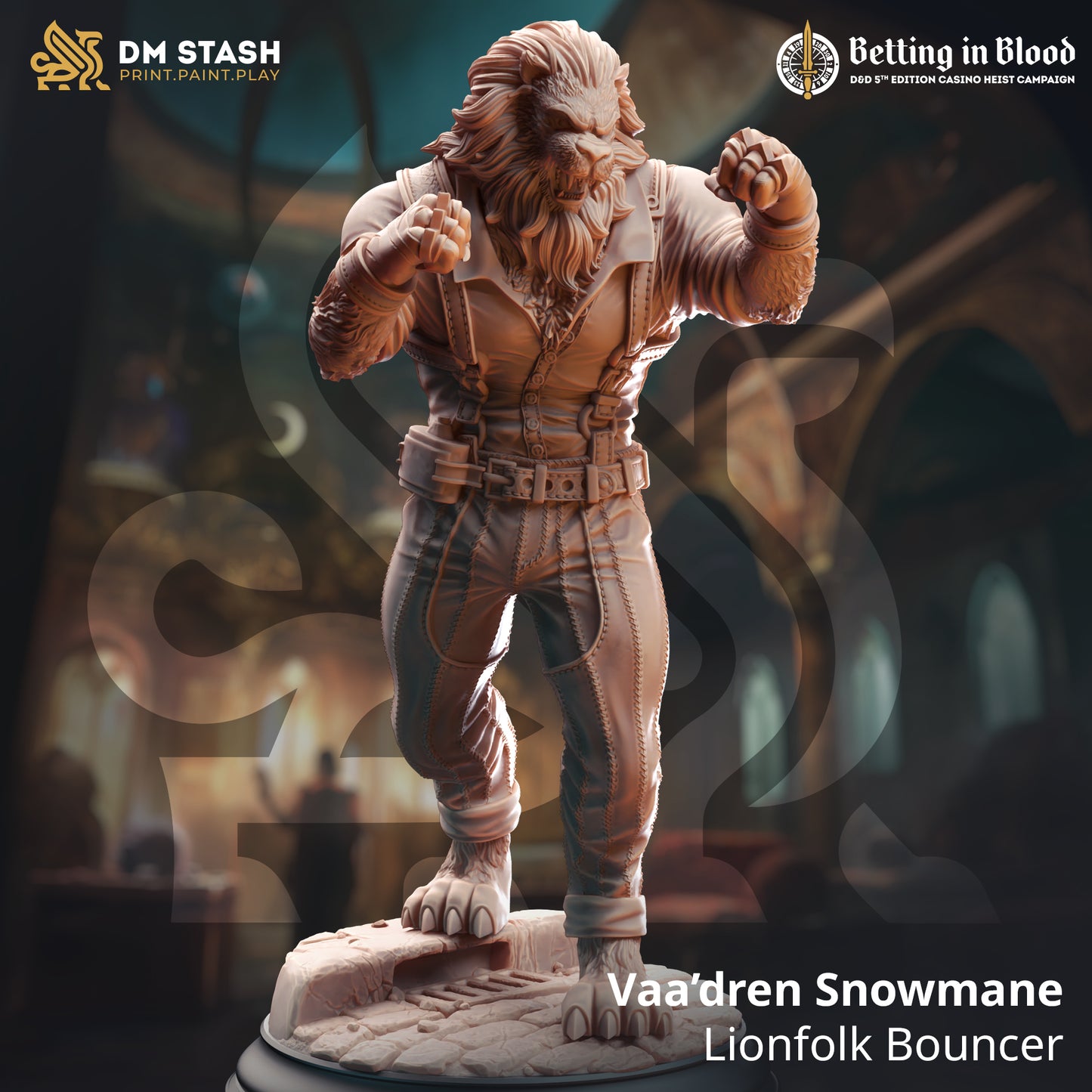 Vaa'Dren Snowmane, Lionfolk Bouncer
