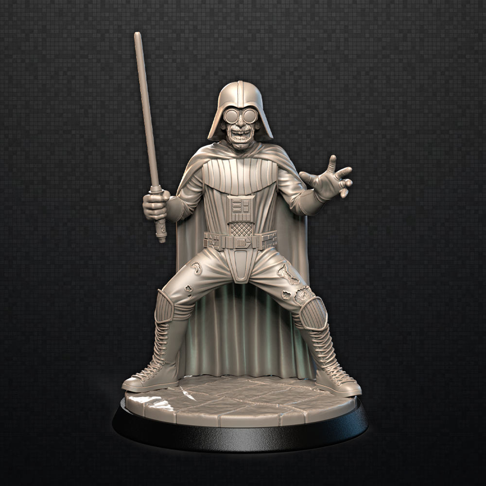 Resin figure 3d printed