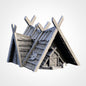 Viking Houses Tabletop Terrain