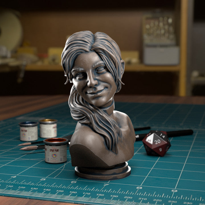 Over the Shoulder Bust