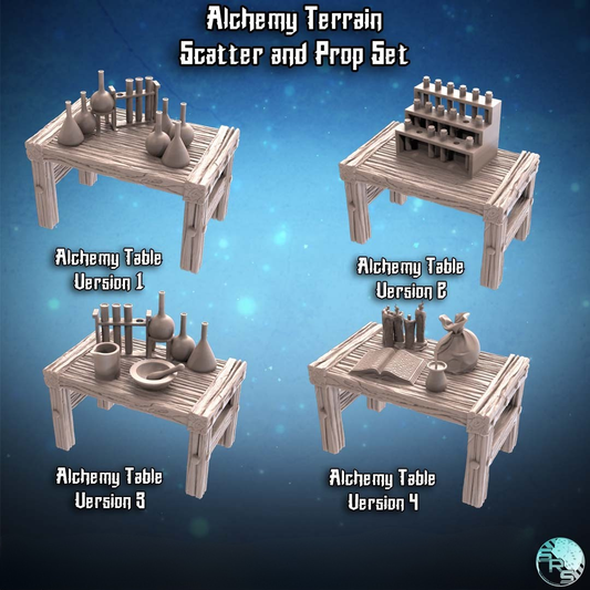 Alchemy Terrain and Prop Set - Tables