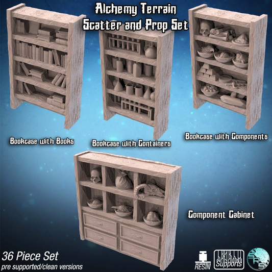 Alchemy Lab Bookcases
