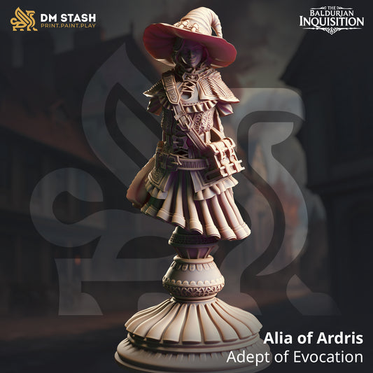BUST Alia of Ardris - Adept of Evocation