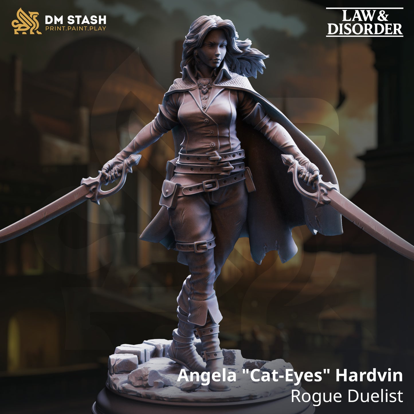 Angela "Cat-Eyes" Hardvin - Rogue Duelist 75mm