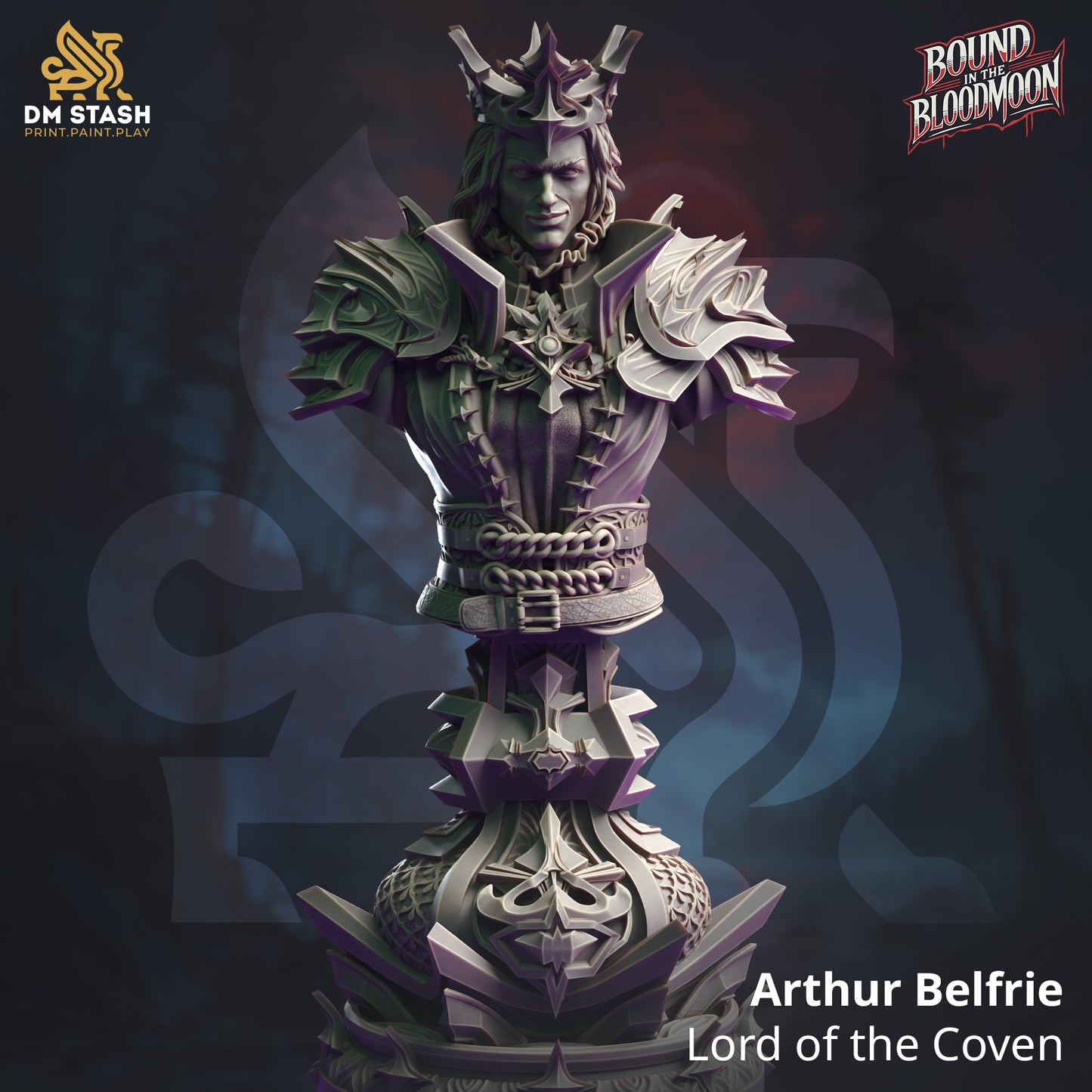 BUST Arthur Belfrie - Lord of the Coven