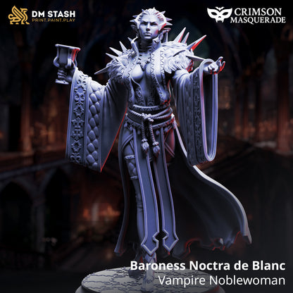 Baroness Noctra de Blanc - Vampire Noblewoman