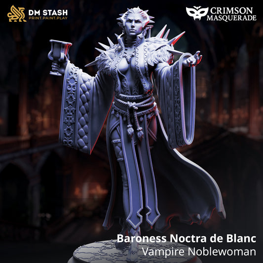 Baroness Noctra de Blanc - Vampire Noblewoman