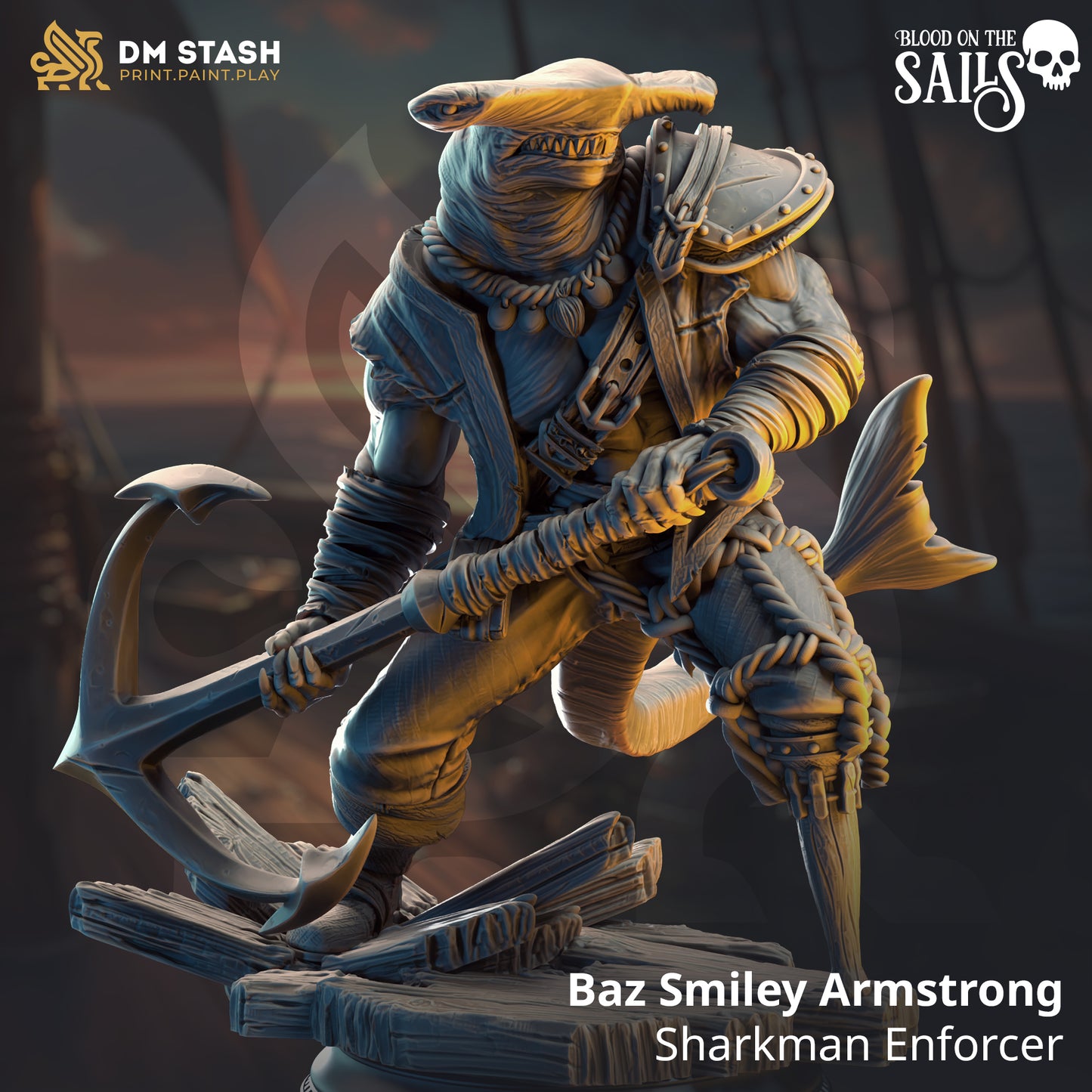 Baz Smiley Armstrong - Sharkman Enforcer - Hammerhead