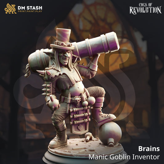 Brains, Manic Goblin Inventor