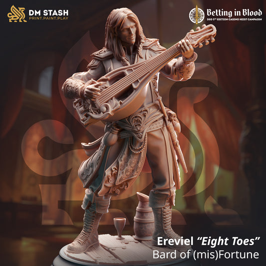 Ereviel "Eight Toes", Bard of (mis)Fortune