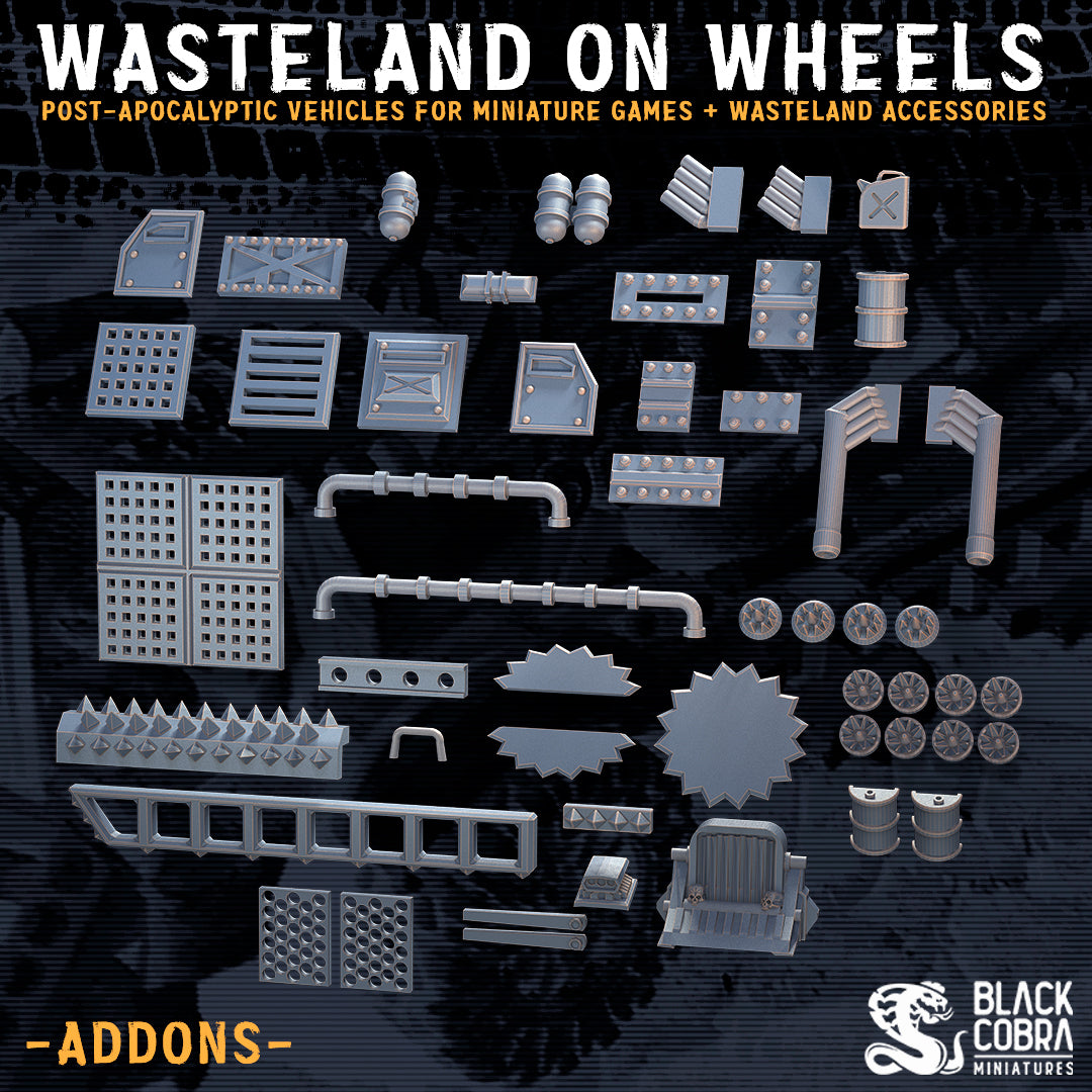 Gaslands Car Add-ons Pack