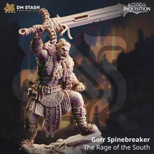 Gorr Spinebreaker the Rage of the South