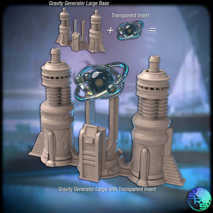 Hyperion Visage Terminal - Large Gravity Generator with Transparent Insert