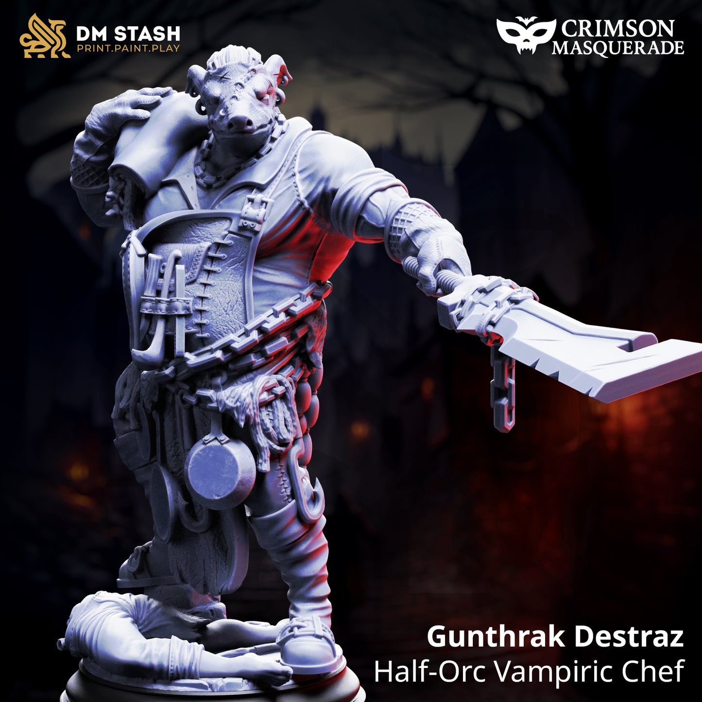 Gunthrak Destraz - Half-Orc Vampiric Chef