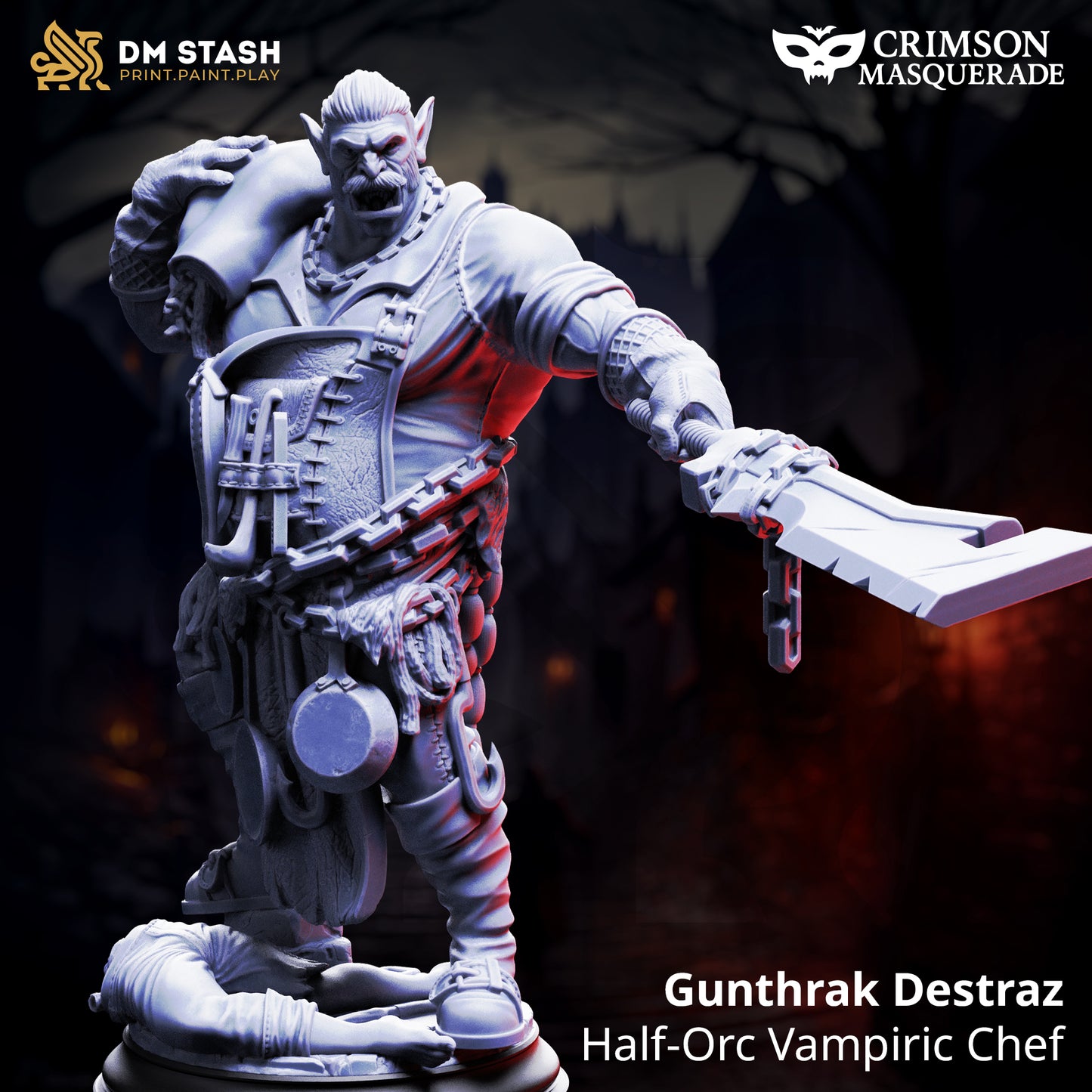 Gunthrak Destraz - Half-Orc Vampiric Chef