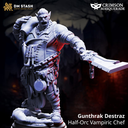 Gunthrak Destraz - Half-Orc Vampiric Chef