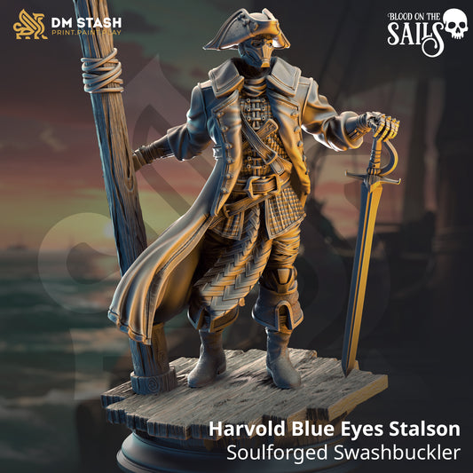 Harvold Blue Eyes Stalson - Soulforged Swashbuckler