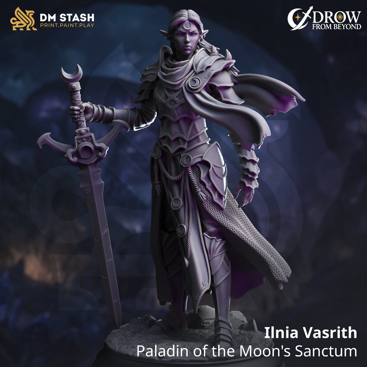 Ilnia Vasrith, Paladin of the Moon's Sanctum