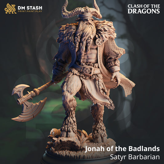 Jonah of the Badlands - Satyr Barbarian