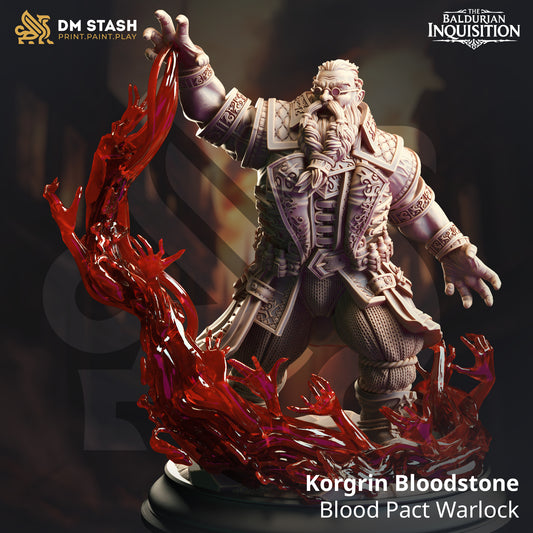 Korgrin Bloodstone, Blood Pact Warlock without Glasses