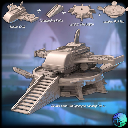 Hyperion Visage Terminal - Landing Pad and Shuttle