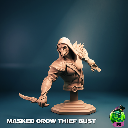 Masked Crow Thief Bust