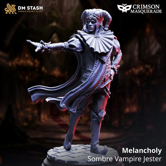 Melancholy - Sombre Vampire Jester
