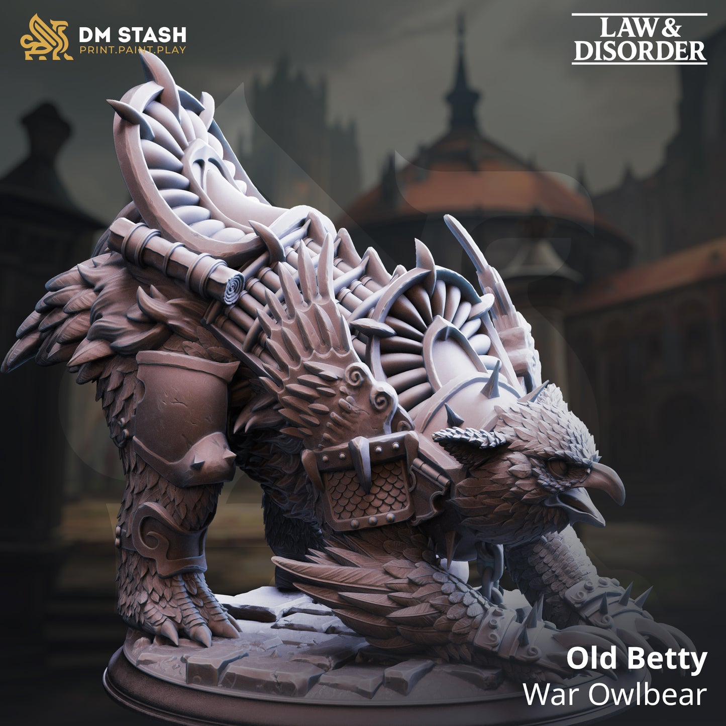 Old Betty - War Owlbear 75mm