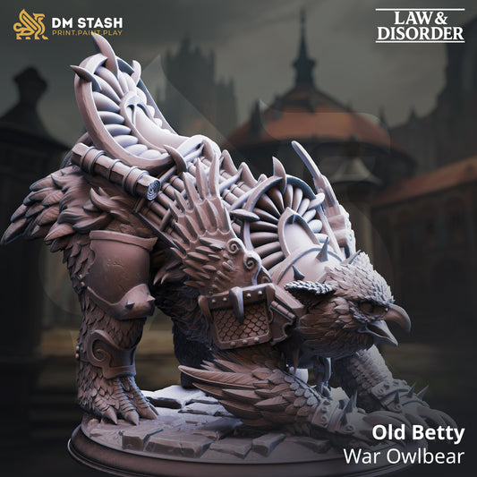 Old Betty - War Owlbear 75mm