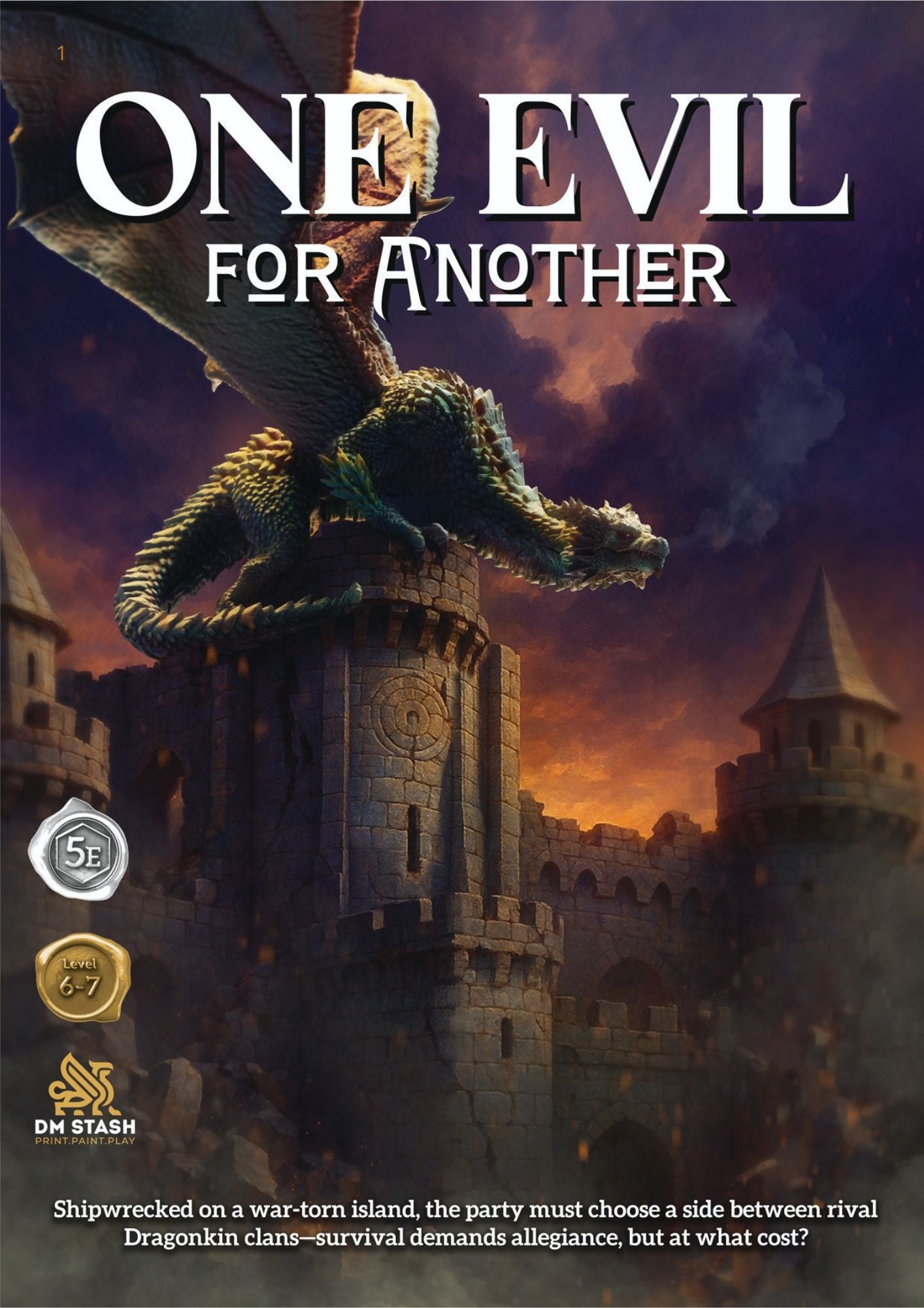 Clash of Dragons Collections with One Evil for Another 5E One Shot