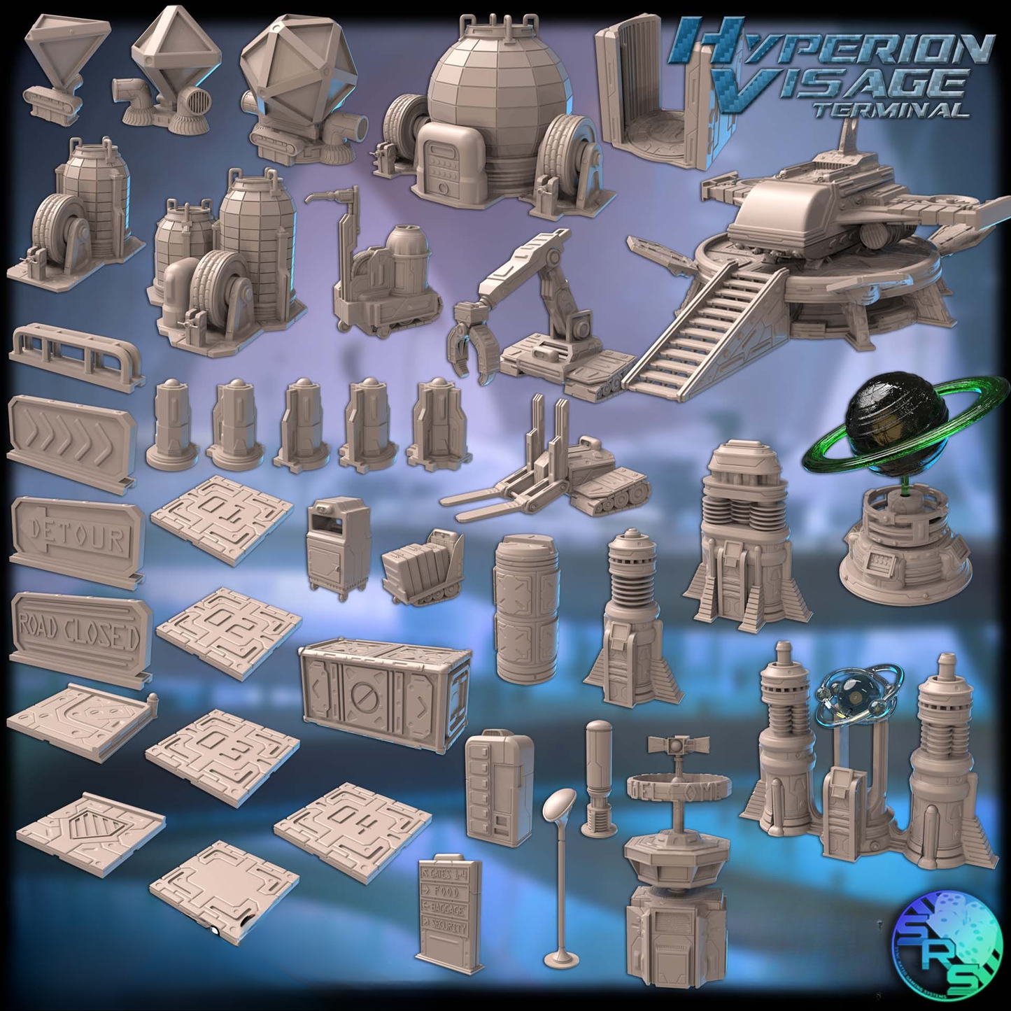 Hyperion Visage Terminal - Modular Barricades Buy 1 barricade get 2 corners free