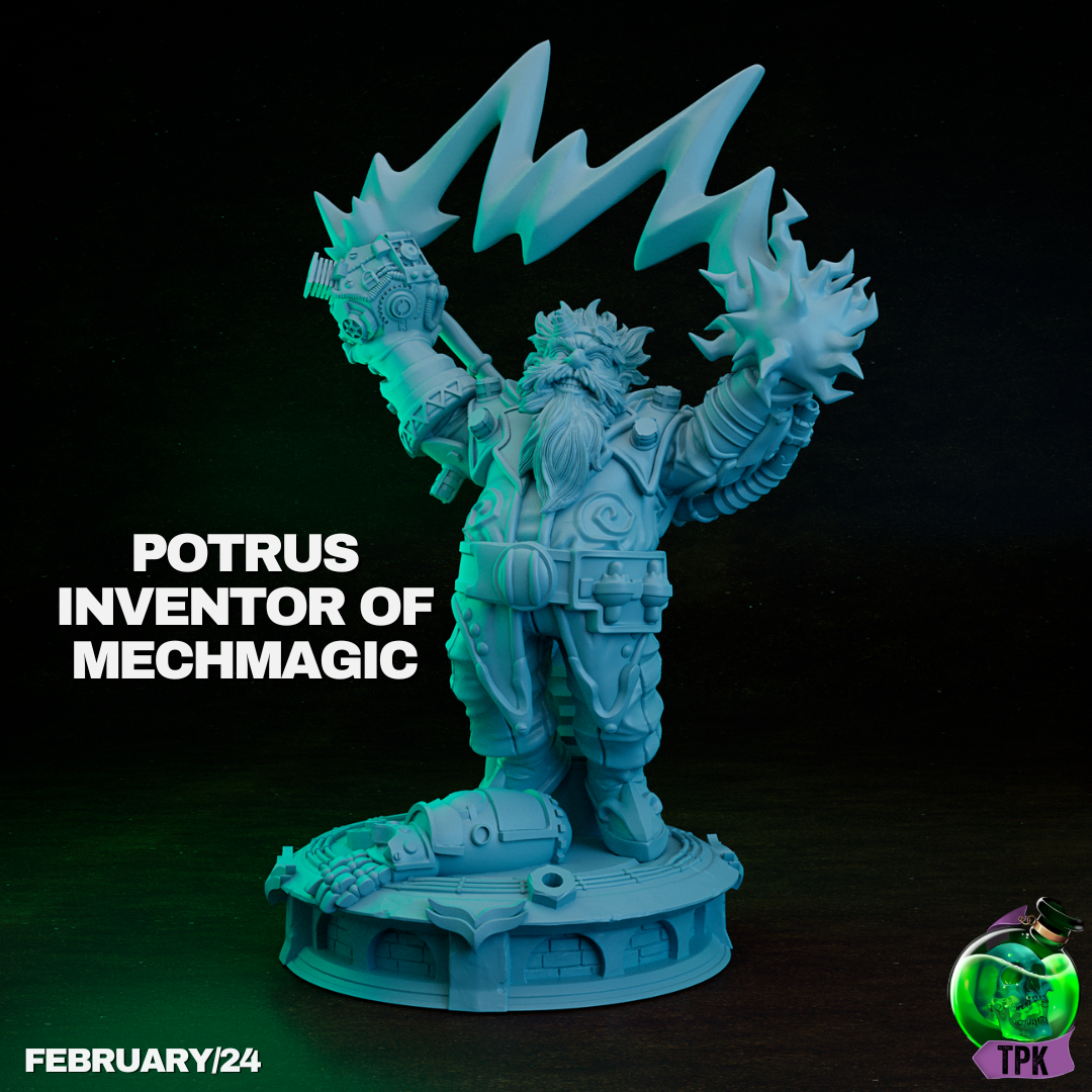 Potrus, Inventor of Mechmagic Pose A