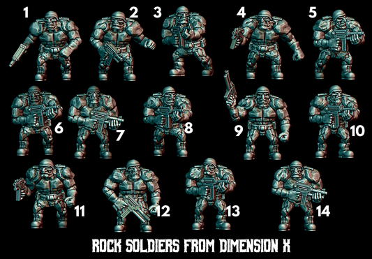 Rock Soldiers from Dimension X