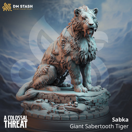 Sabka - Giant Sabretooth Tiger