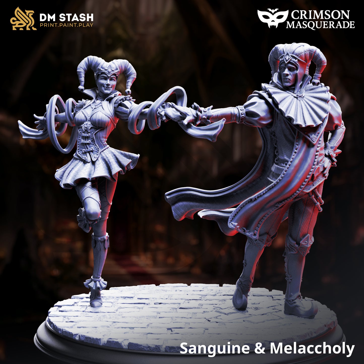 Sanguine & Melancholy - Vampire Jester Lovers