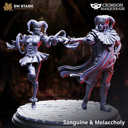 Sanguine & Melancholy - Vampire Jester Lovers