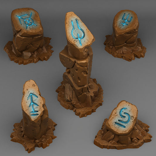 Sci-Fi Glyph Stones