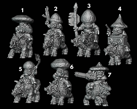 Shroomanoid Hawgriders