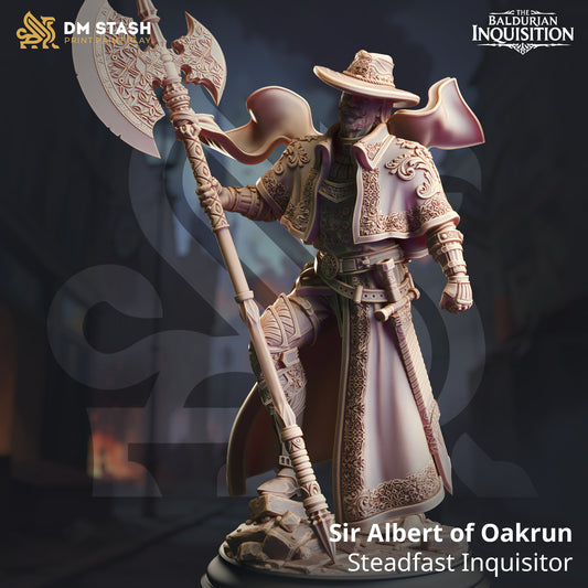 Sir Albert of Oakrun, Steadfast Inquisitor without Hat