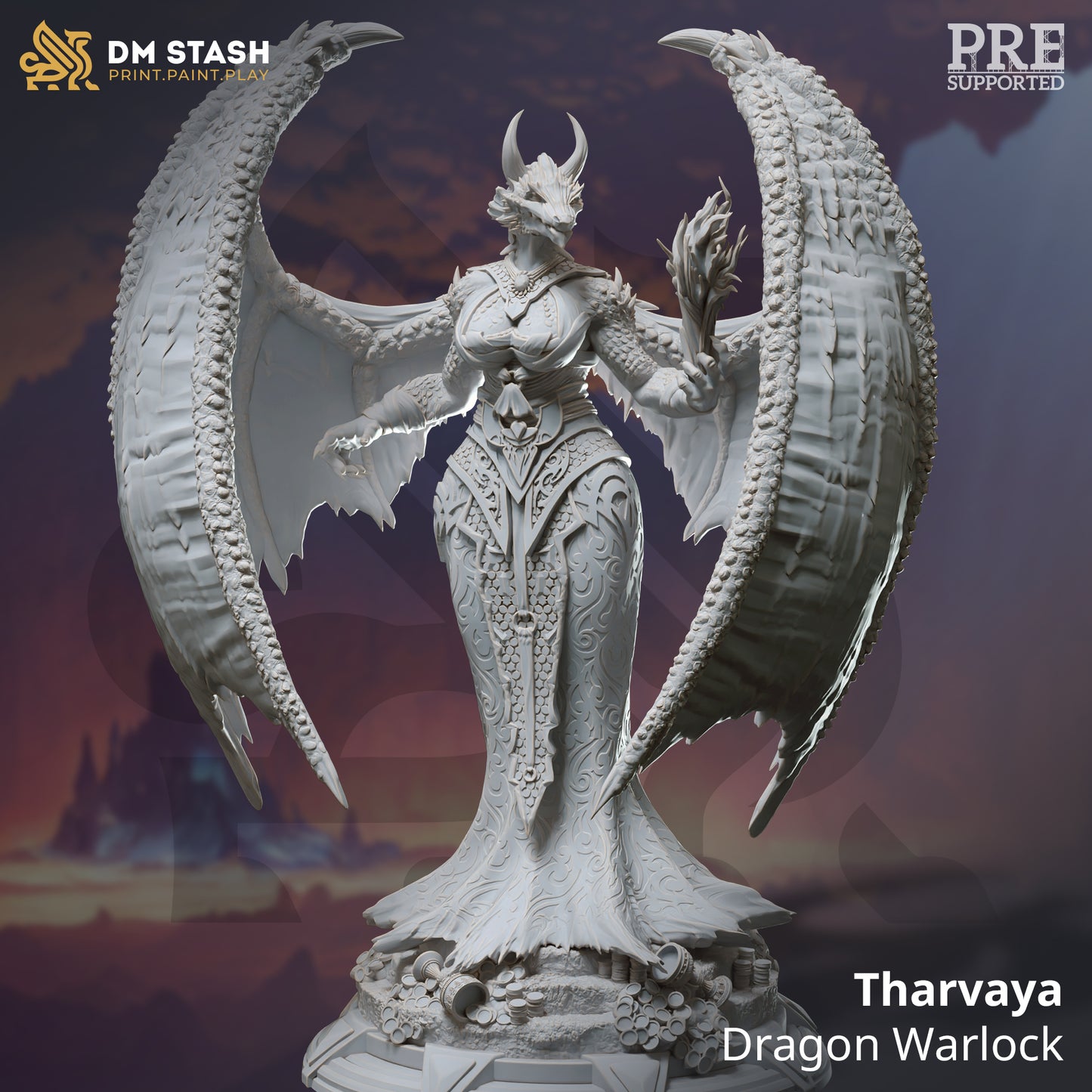 Tharvaya - Dragon Warlock