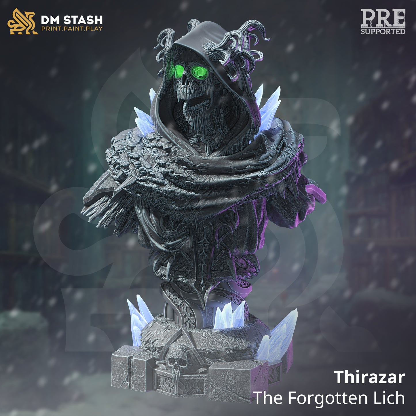 BUST Thirazar the Forgotten Lich